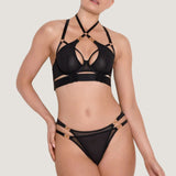 Bordelle Cadi Bodice Bra (Black) | Avec Amour Luxury Lingerie