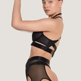 Bordelle Cadi Bodice Bra (Black) | Avec Amour Luxury Lingerie