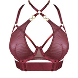 Bordelle Cadi Bodice Bra (Morello) | Avec Amour Luxury Lingerie
