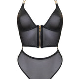 Bordelle Cadi Body (Black) | Avec Amour Luxury Lingerie