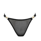 Bordelle Cadi Thong (Black) | Avec Amour Luxury Lingerie