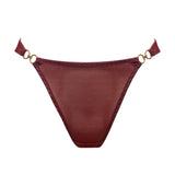 Bordelle Cadi Thong (Morello) | Avec Amour Luxury Lingerie