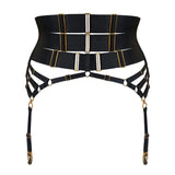 Bordelle Circe Suspender (Black) | Avec Amour Luxury Lingerie