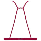 Coco de Mer Astrantia Open Soft Cup Bra (Crimson) | Avec Amour Lingerie
