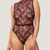 Coco de Mer Lunaria Bodysuit (Amethyst) | Avec Amour Luxury Lingerie