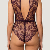 Coco de Mer Lunaria Bodysuit (Amethyst) | Avec Amour Luxury Lingerie