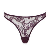 Coco de Mer Lunaria Brazilian Knicker (Amethyst) | Avec Amour Luxury Lingerie