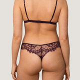 Coco de Mer Lunaria Triangle Bra (Amethyst) | Avec Amour Luxury Lingerie
