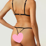 Coco de Mer Seraphine Black Lace G-String - Sexy Lingerie
