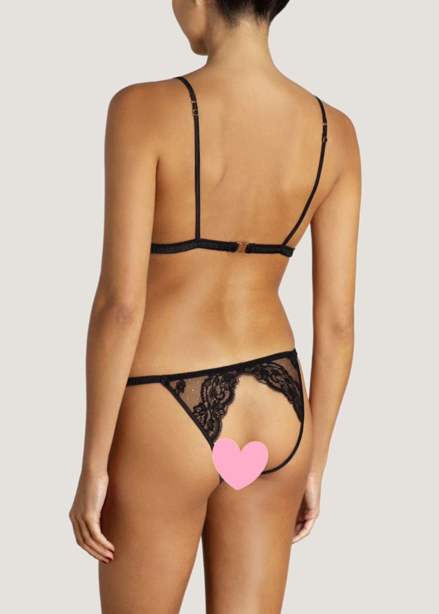 Coco de Mer - Seraphine Playsuit (Black) | Avec Amour Lingerie