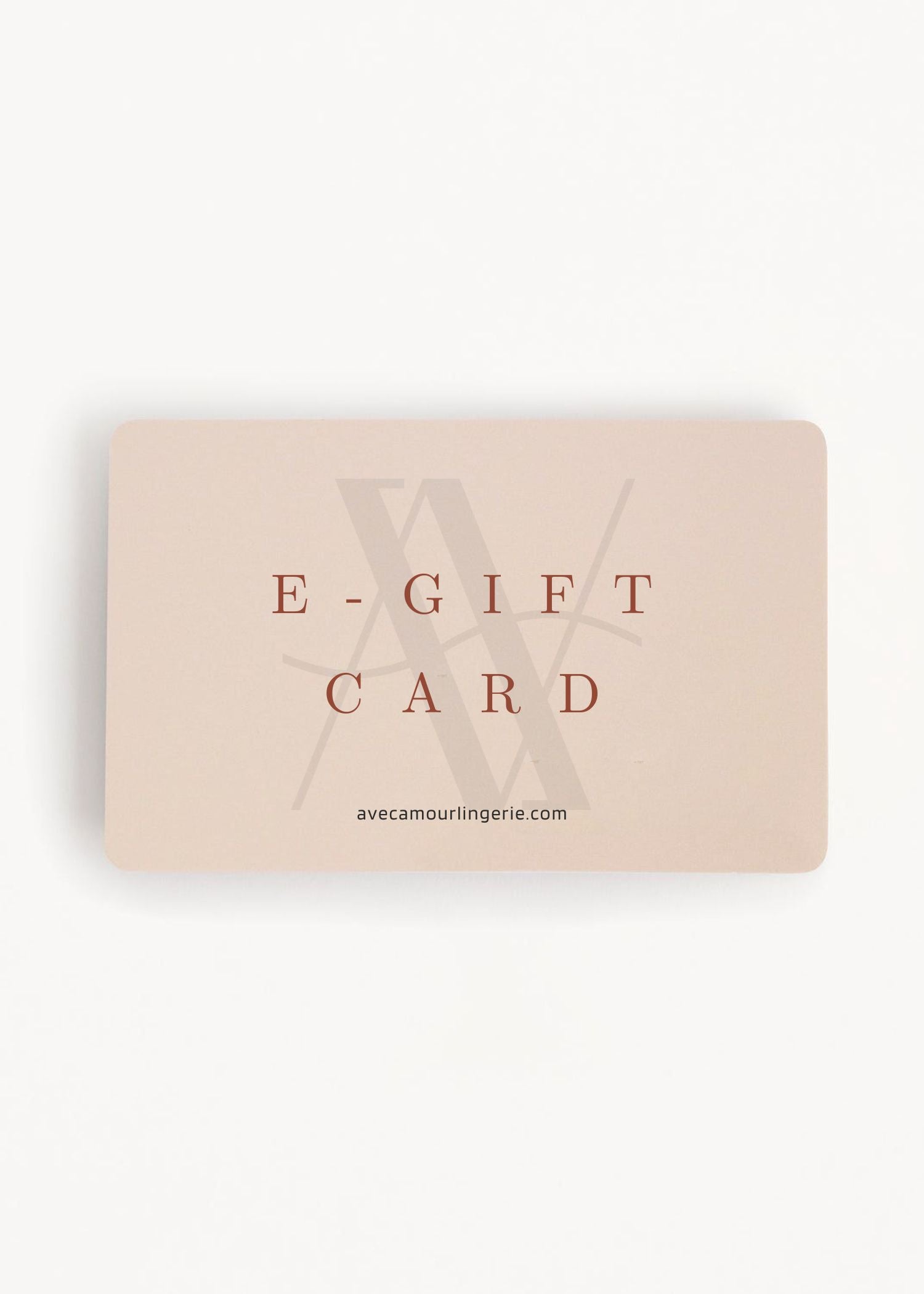 E-Gift Card | The Perfect Gift | Avec Amour Lingerie
