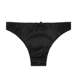 Fleur Du Mal Fringe Heart Shaped Ouvert Panty (Black) | Avec Amour Lingerie