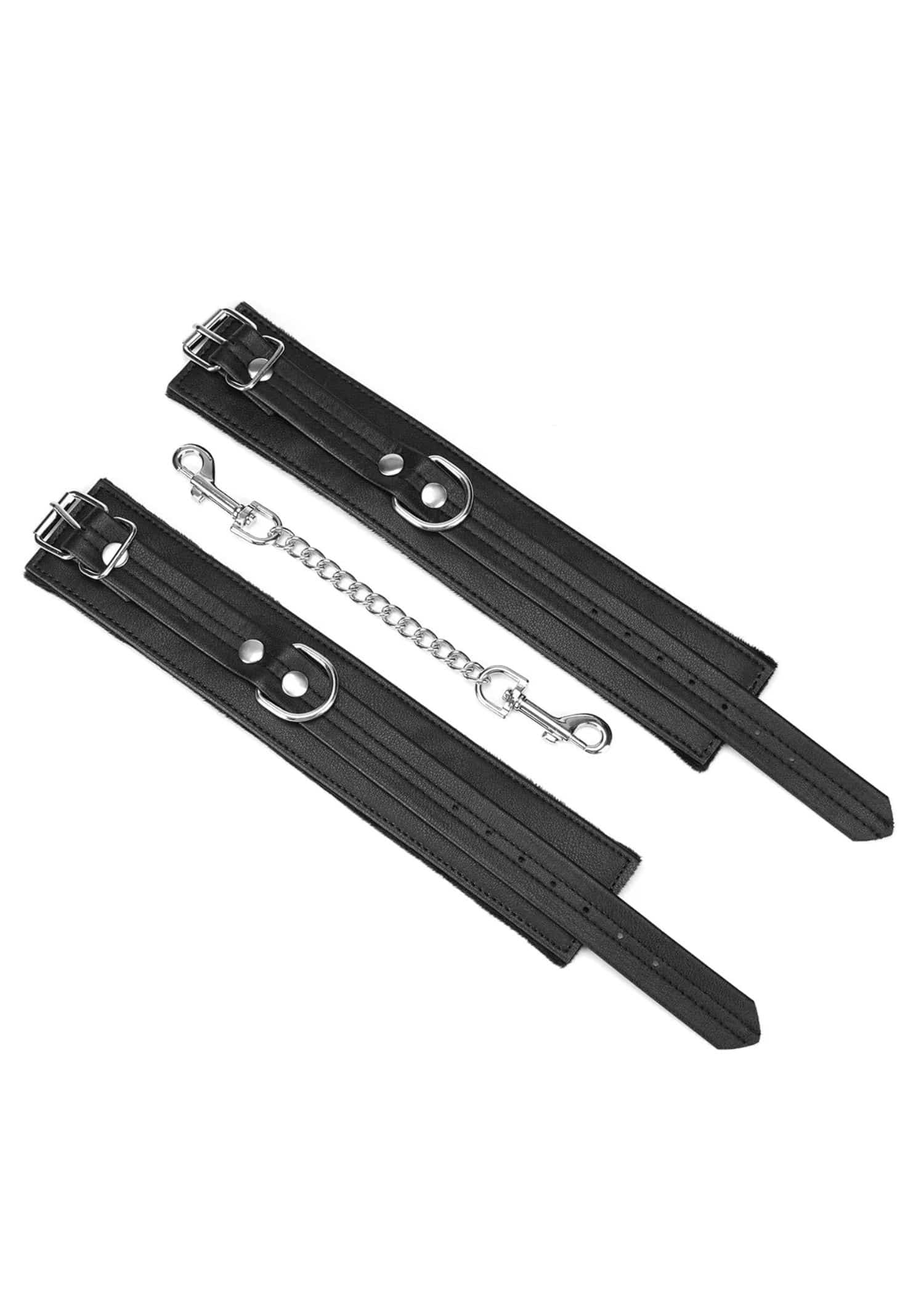 Liebe Seele Bond Leather Ankle Cuffs | Bondage, BDSM Bedroom Fun | Avec Amour Lingerie
