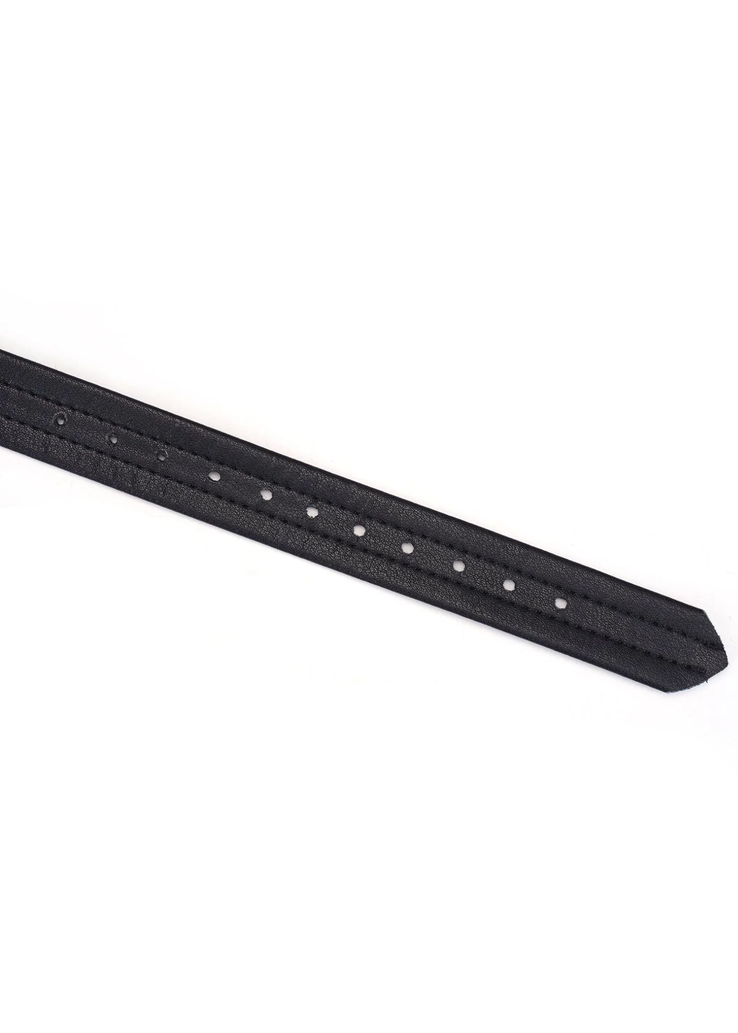 Liebe Seele Bond Leather Blindfold (Black) | Avec Amour Leather Accessories