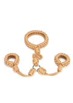 Liebe Seele Bound You II Rope to Wrist and Back Cuff