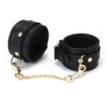 Liebe Seele Dark Secret Leather Ankle Cuffs | Avec Amour