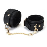 Liebe Seele Dark Secret Leather Ankle Cuffs | Avec Amour