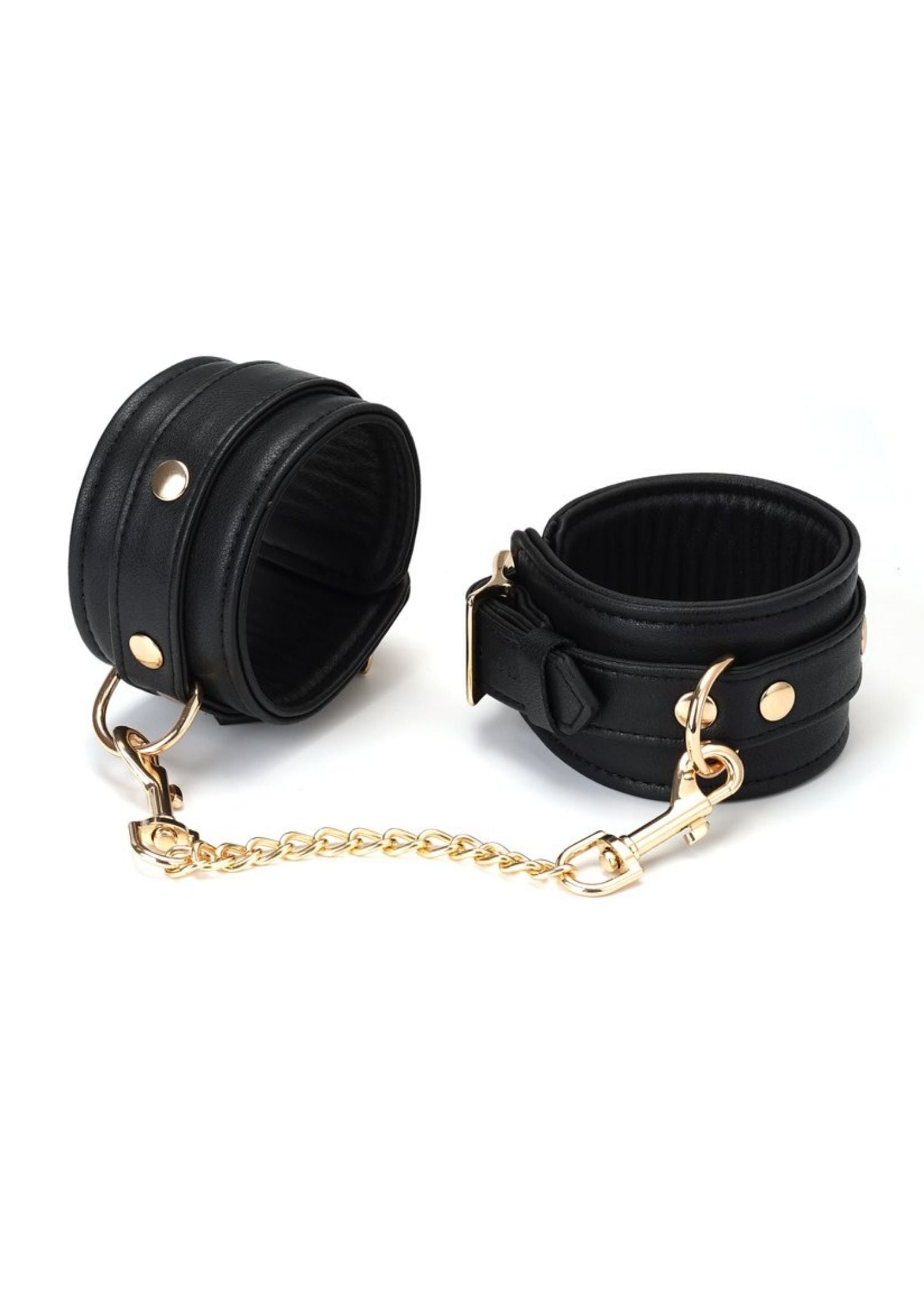 Liebe Seele Dark Secret Leather Ankle Cuffs | Avec Amour