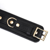 Liebe Seele Dark Secret Leather Ankle Cuffs | Avec Amour