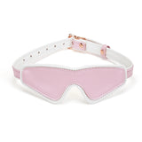 Liebe Seele Fairy Blindfold (White & Pink) | Avec Amour Leather Accessories