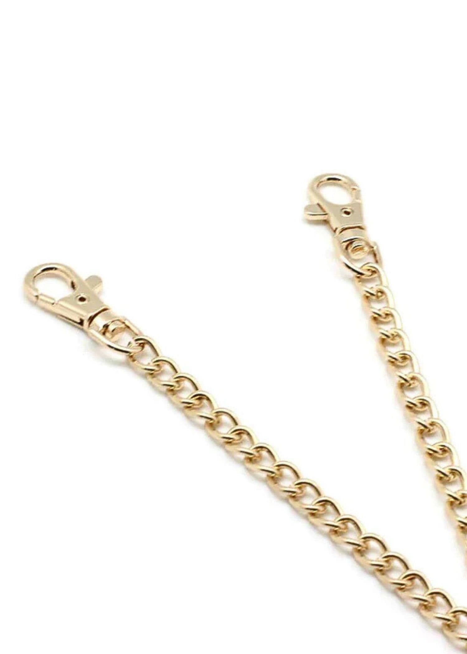 Liebe Seele Metal Chain Bull Nose Nipple Clamps (Gold) | Avec Amour LIngerie
