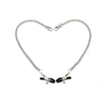 Liebe Seele Metal Chain Bull Nose Nipple Clamps (Silver) | Avec Amour LIngerie