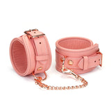 Liebe Seele Pink Dream Leather Ankle Cuffs | Avec Amour