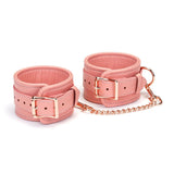 Liebe Seele Pink Dream Leather Ankle Cuffs | Avec Amour