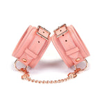Liebe Seele Pink Dream Leather Ankle Cuffs | Avec Amour