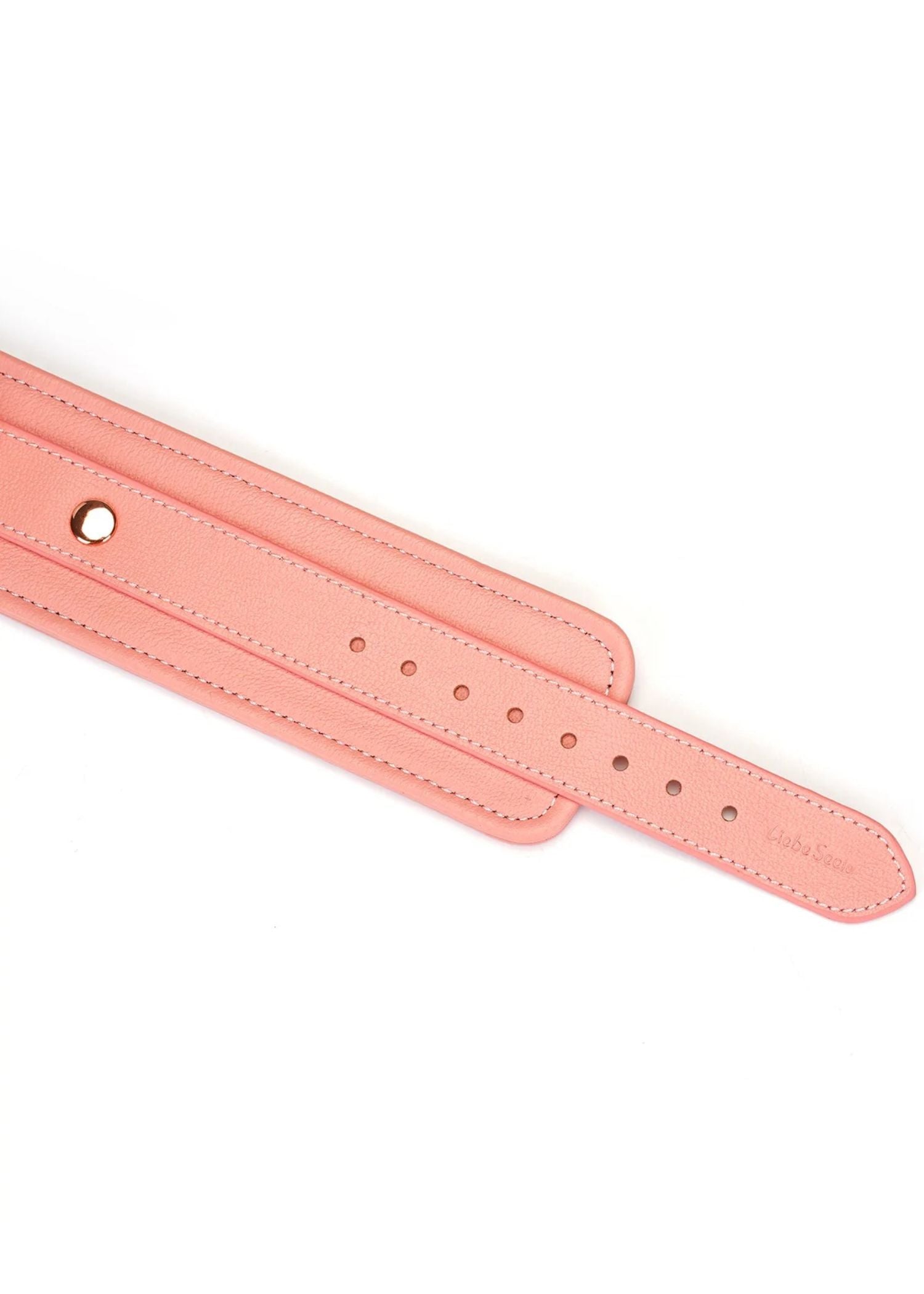 Liebe Seele Pink Dream Leather Ankle Cuffs | Avec Amour