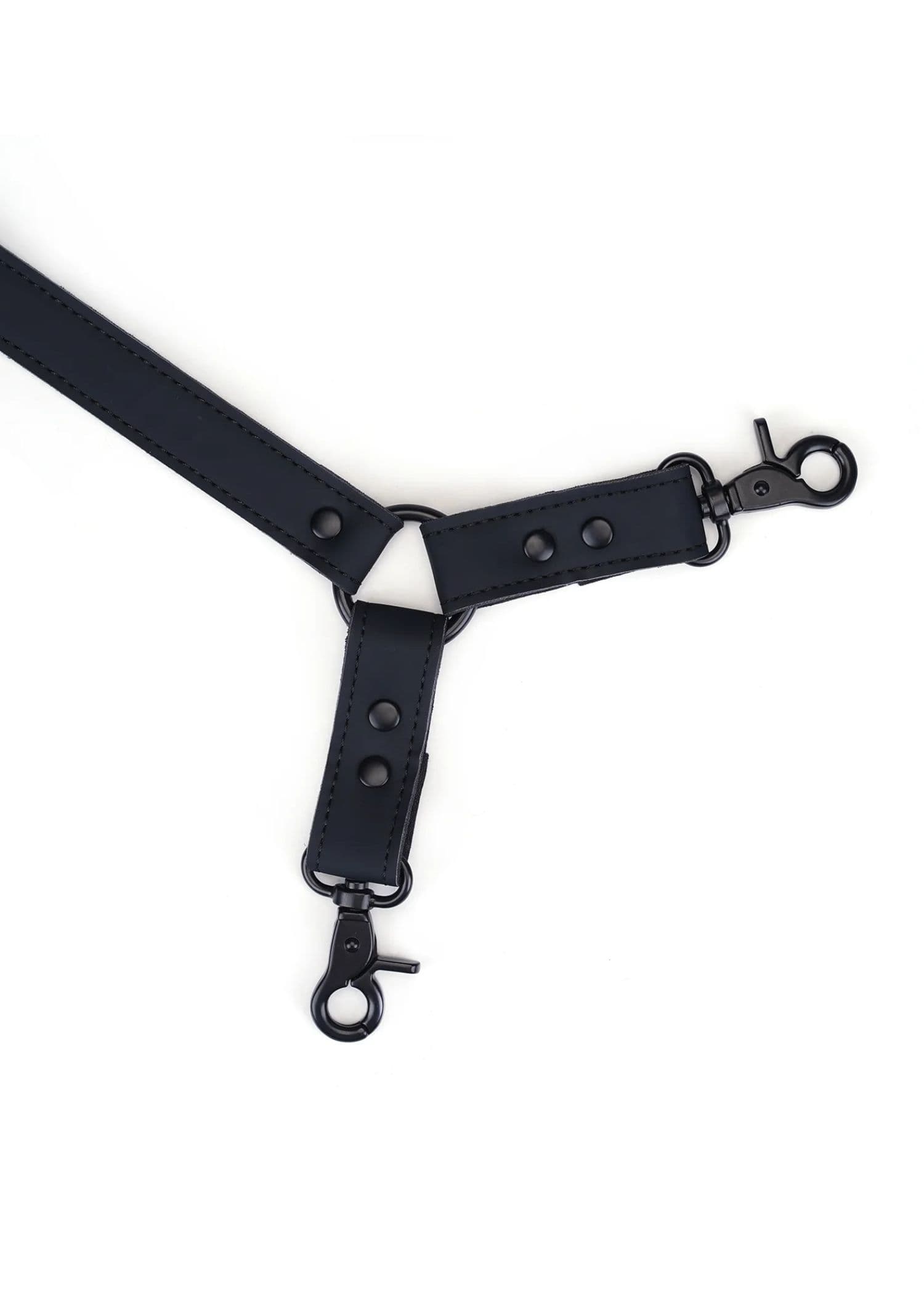 Liebe Seele Vegan Leather Wrist to Collar Restraints | Bondage, BDSM Bedroom Fun | Avec Amour Lingerie