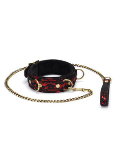 Liebe Seele Victorian Garden Lace & Velvet Collar w/ Leash
