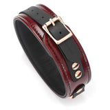 Liebe Seele Wine Red Collar & Leash | Avec Amour Lingerie