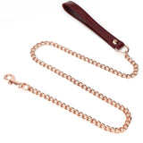 Liebe Seele Wine Red Collar & Leash | Avec Amour Lingerie