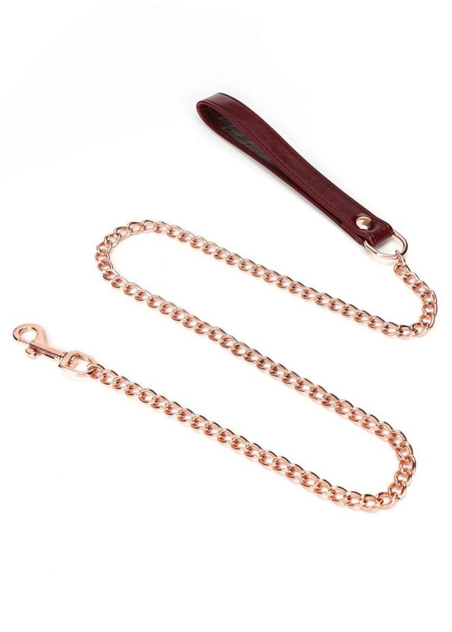 Liebe Seele Wine Red Collar & Leash | Avec Amour Lingerie