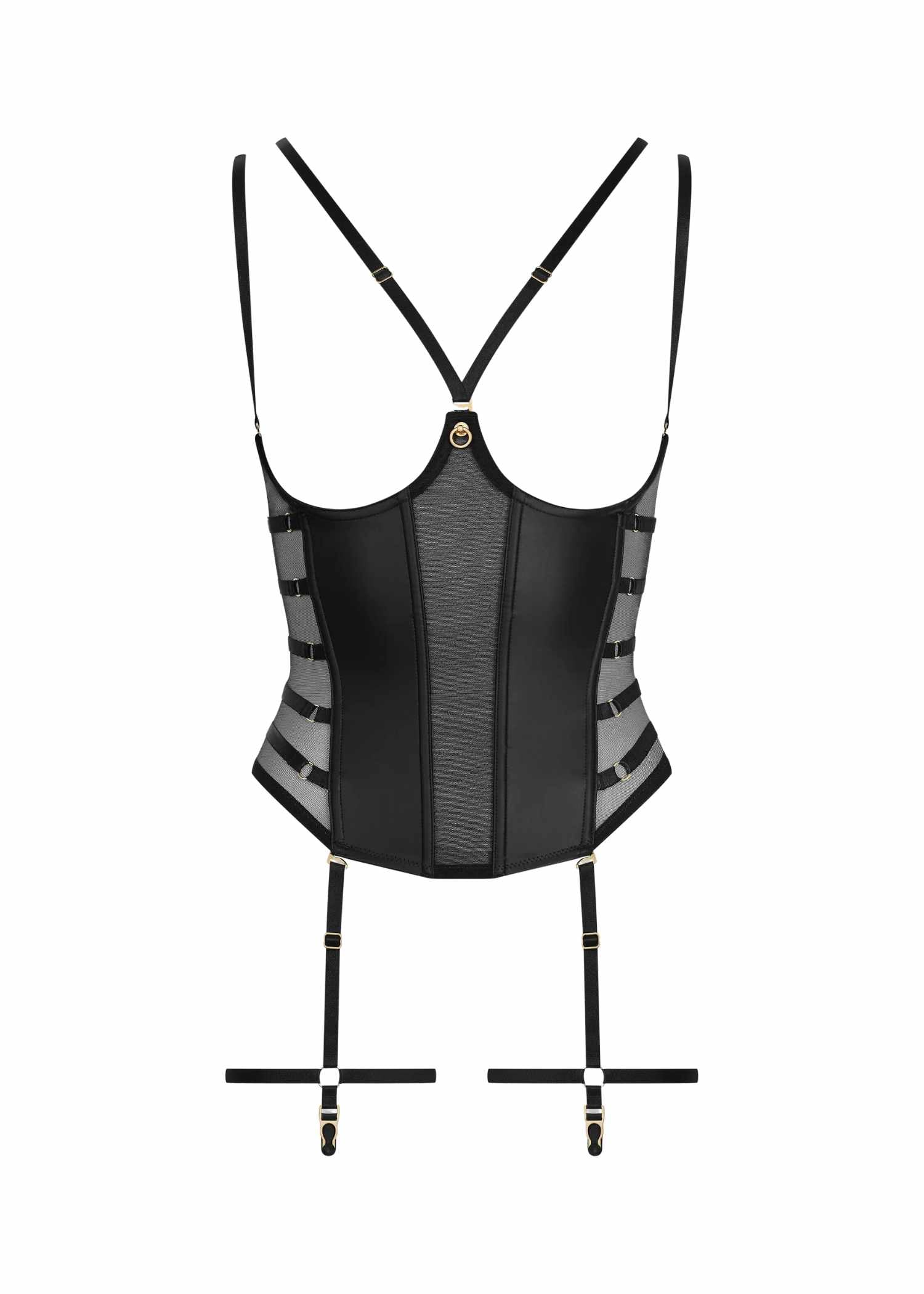 Maison Close Chambre Noire Corset (Black) | Avec Amour Lingerie