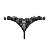 Maison Close Les Romantiques Le Ravissant Naked Thong (Black) | Avec Amour Lingerie