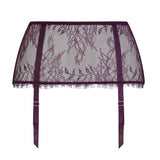 Maison Close Villa Satine Garter Belt (Purple) | Avec Amour Luxury Lingerie