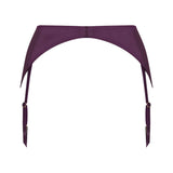 Maison Close Villa Satine Garter Belt (Purple) | Avec Amour Luxury Lingerie