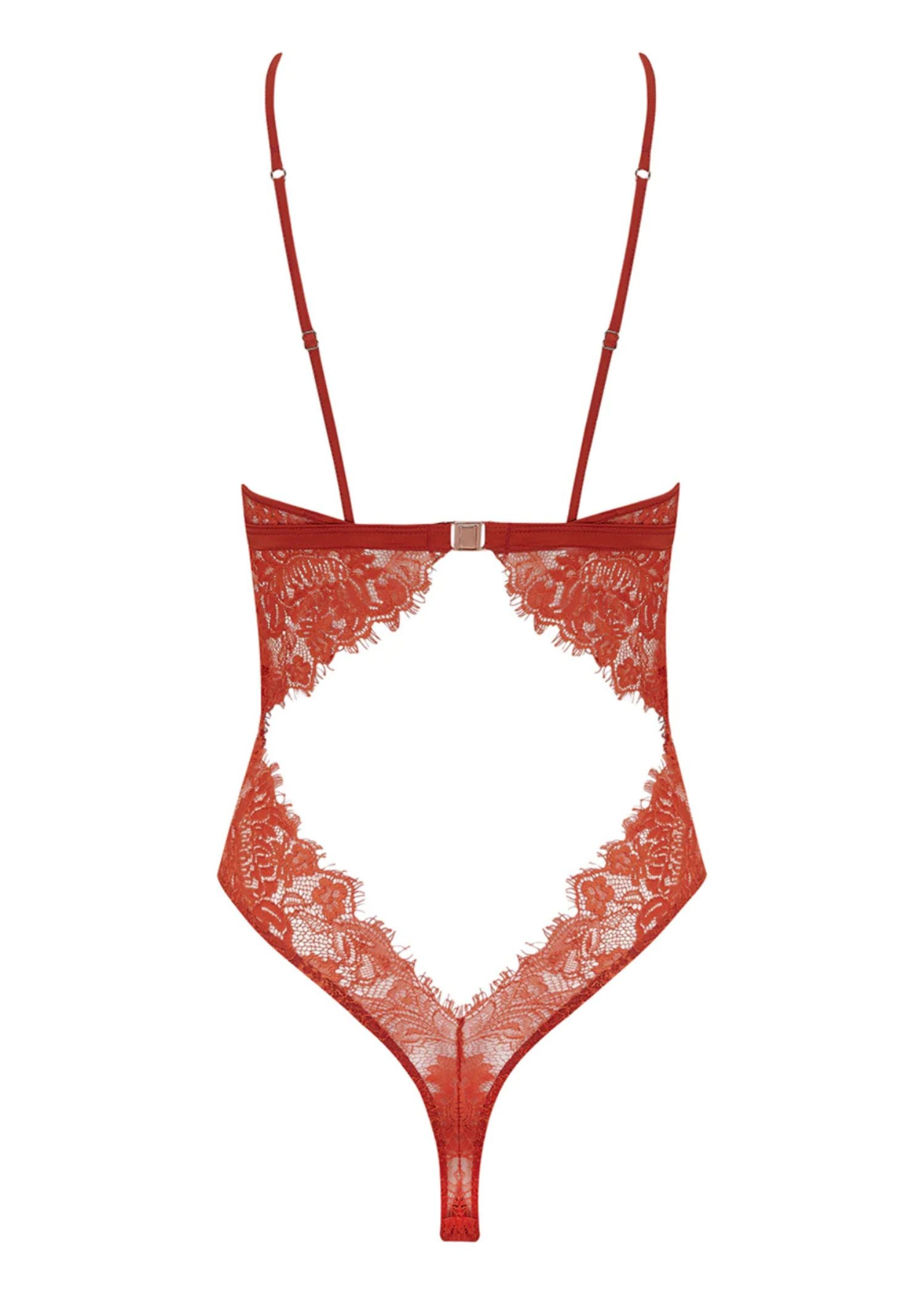 Muse by Coco de Mer Valerie Bodysuit (Amber) | Avec Amour Lingerie