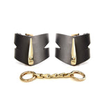 AVAM MOLTEN Leather Wrist Cuff (Black) | Avec Amour Lingerie