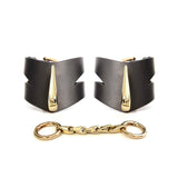 AVAM MOLTEN Leather Wrist Cuff (Black) | Avec Amour Lingerie