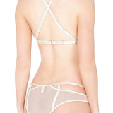 Signature Soft Mesh Cabaret Bra (Cream)-Bras-Bordelle-AvecAmourLingerie