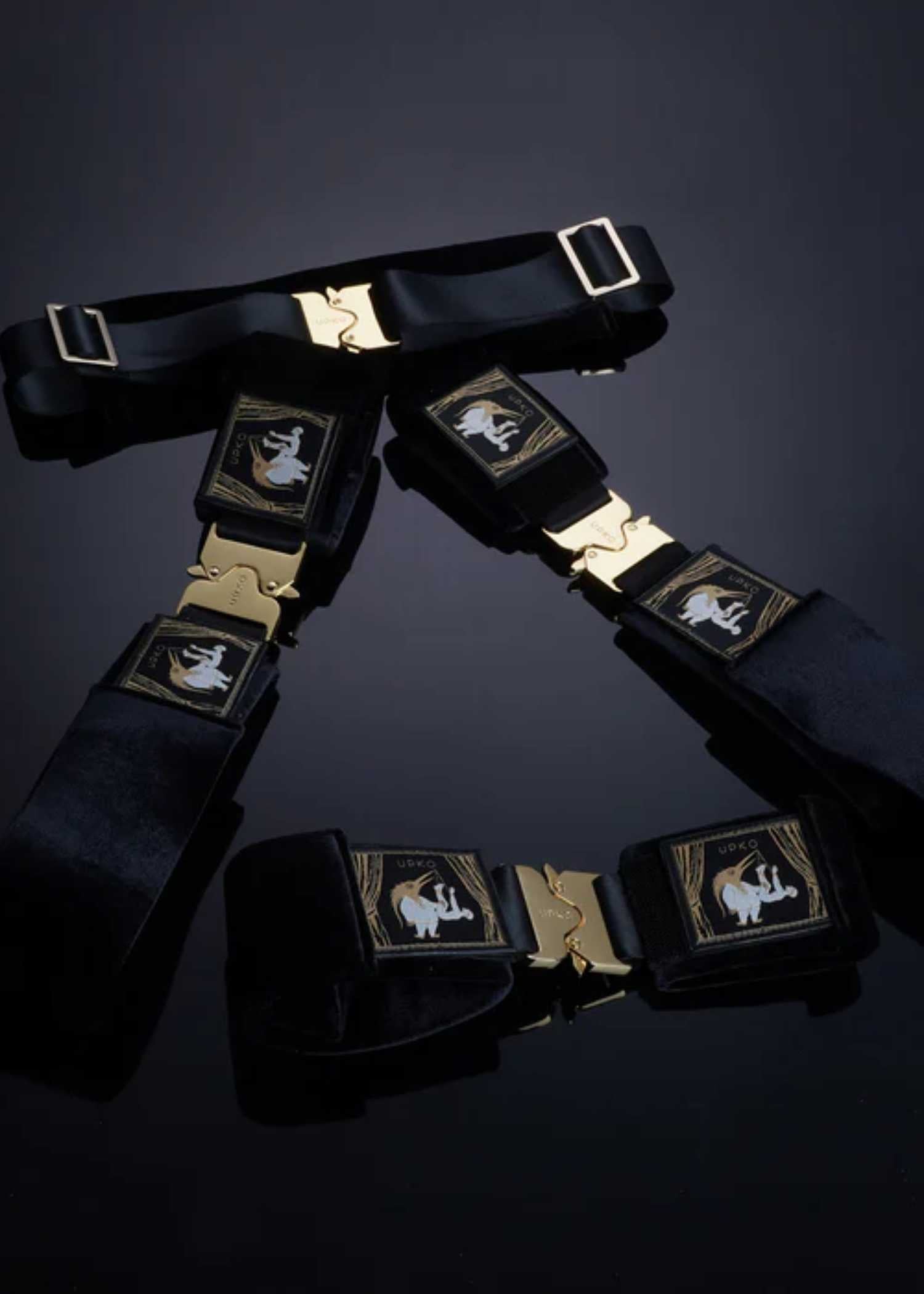 UPKO Clack Bondage Restraints Gear 4-in-1 Set | Avec Amour Lingerie