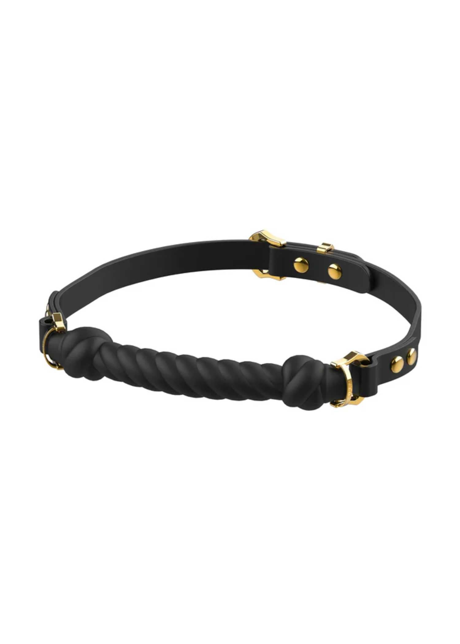 UPKO Desire of Mouth Knot Shaped Mouth Gag (Black) | Avec Amour Lingerie