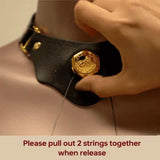 UPKO Mystic Bond Collection Collar with Pulling Nipple Clamps | Avec Amour Lingerie