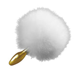 Rabbit Fur Bunny Tail Small Butt Plug