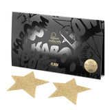 Flash Star Glitter Nipple Reusable Covers-Accessories-Bijoux Indiscrets-AvecAmourLingerie