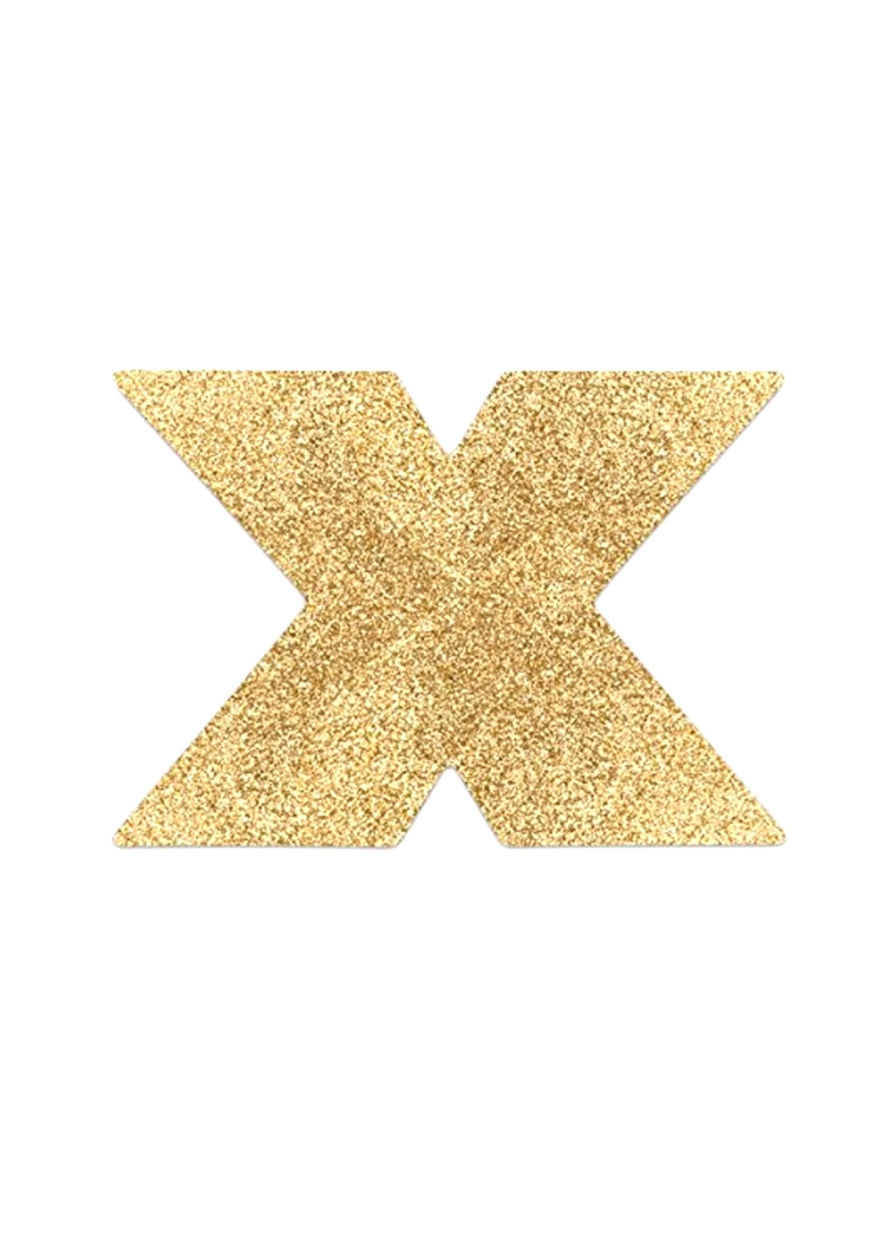 Flash Cross Glitter Nipple Reusable Covers-Accessories-Bijoux Indiscrets-AvecAmourLingerie