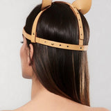 Bijoux Indiscrets Maze Leather Head Piece